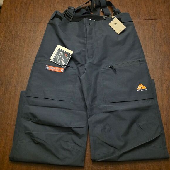 Nike ACG GORE-TEX Chena Vortex Storm-FIT ADV Bibs Grey FV8889-060 Men's Size L - Picture 2 of 6